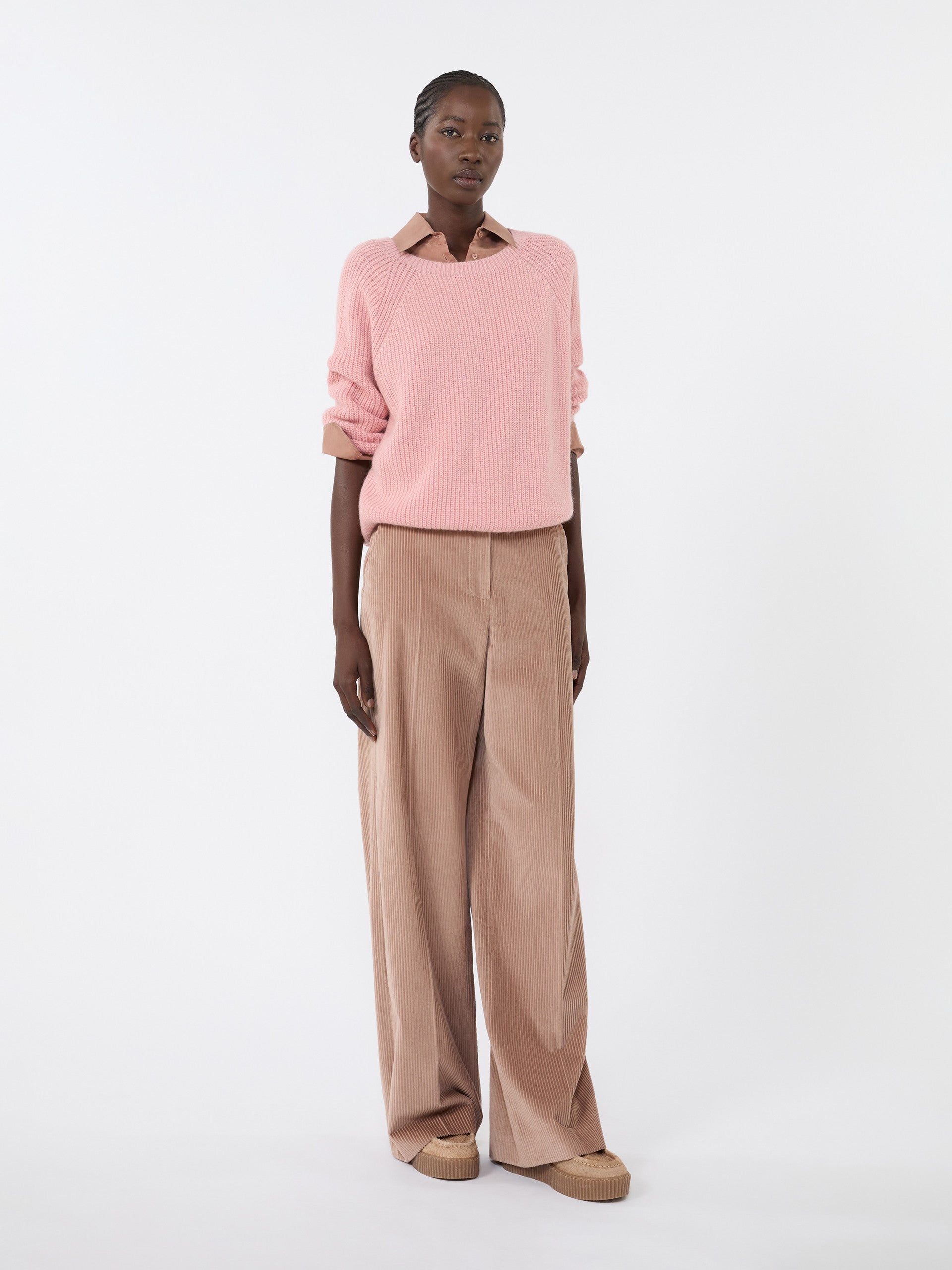 Mohair Yarn Jumper for Women - Pink - Max Mara UAE