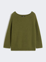 Mohair Yarn Jumper for Women - Olive Green - Max Mara UAE