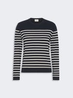 Silk And Wool Yarn Sweater for Women - Navy - Max Mara UAE