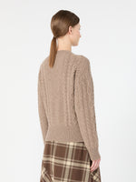 max mara cable knit wool yarn jumper for women