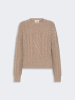 max mara cable knit wool yarn jumper for women