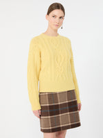 max mara cable knit wool yarn jumper for women