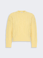 max mara cable knit wool yarn jumper for women