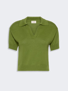 Cotton Yarn Sweater for Women - Green - Max Mara UAE
