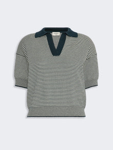 Cotton Yarn Sweater for Women - Navy - Max Mara UAE