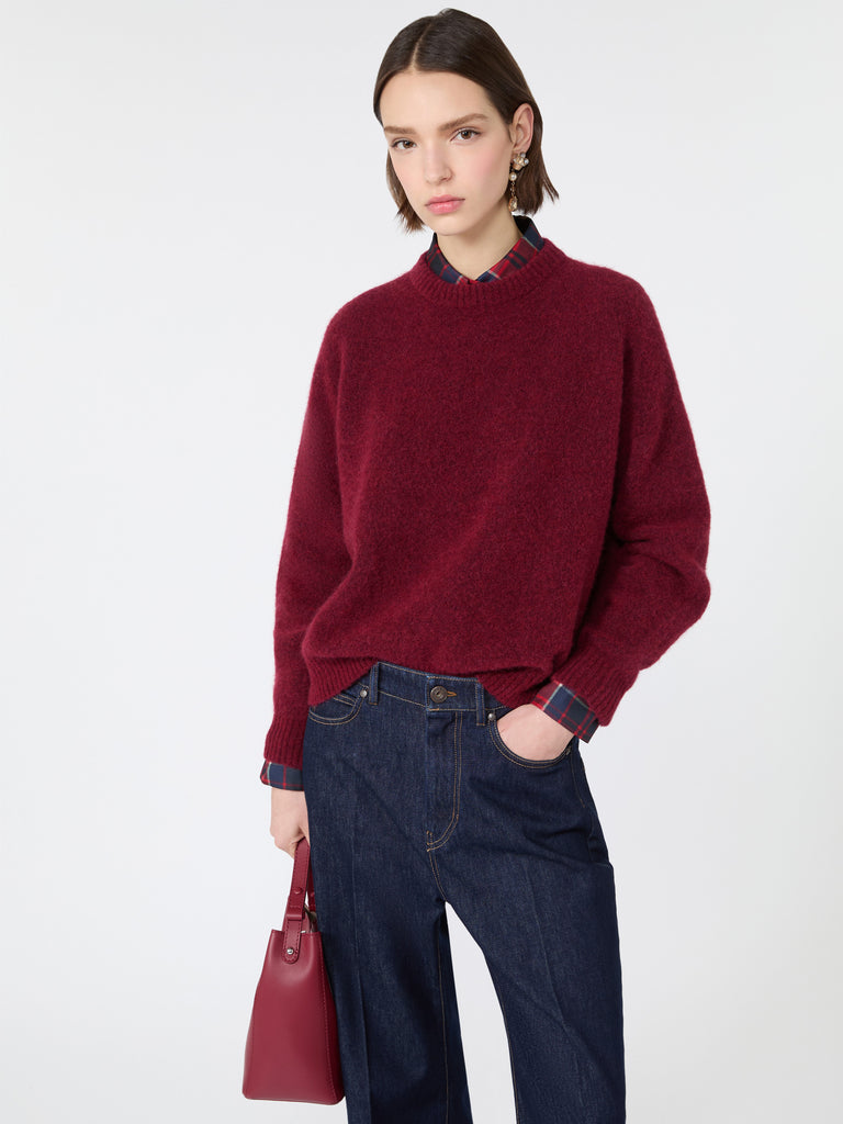 max mara alpaca and wool blend sweater