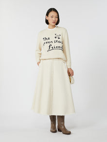 Cotton cordonnet sweater