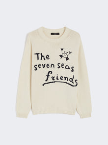 Cotton cordonnet sweater