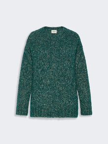 Alpaca, Cotton And Wool Blend Sweater for Women - Dark Green - Max Mara UAE