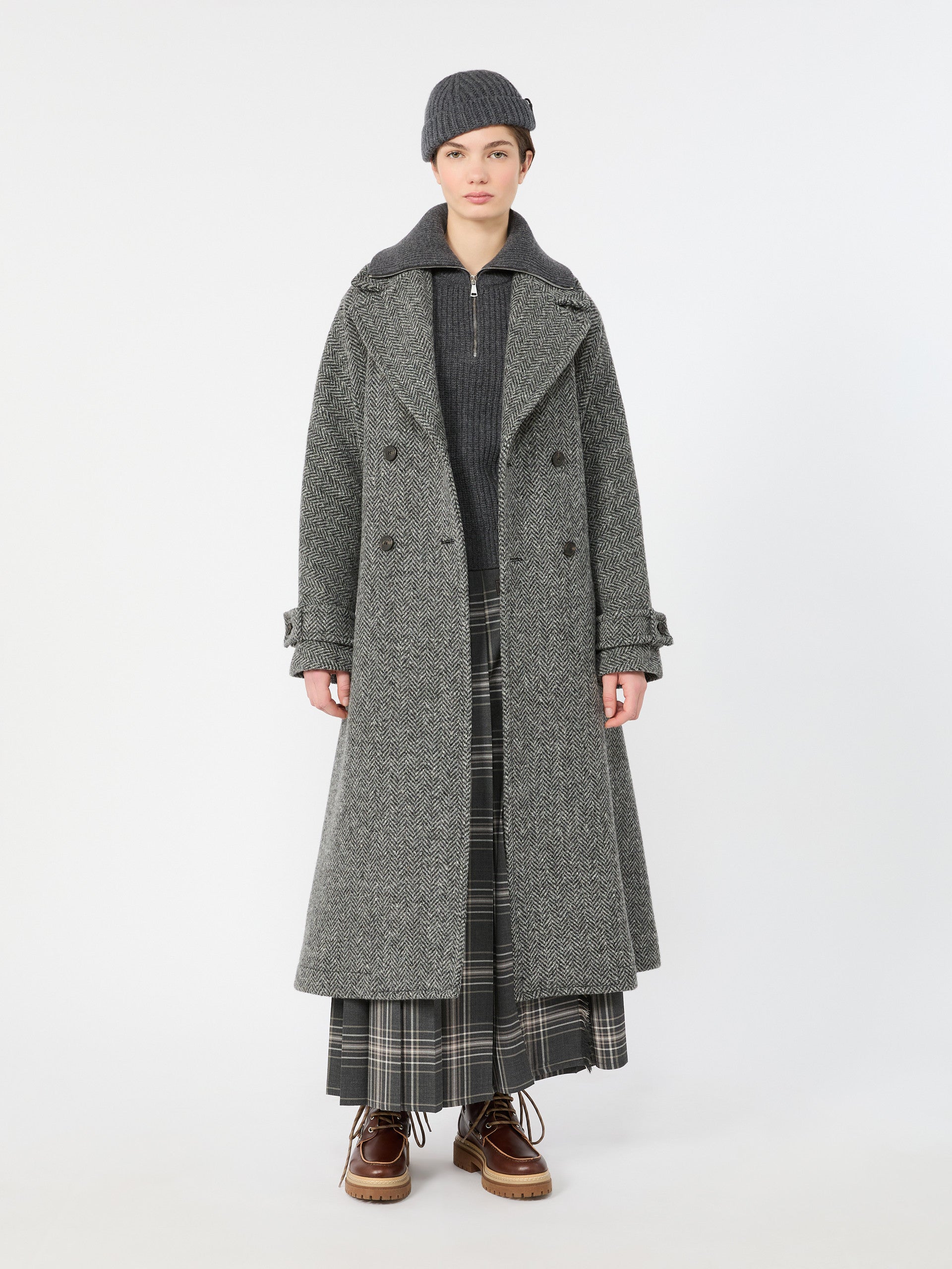 max mara wool zip-up roll-neck jumper for women