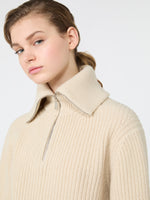 max mara wool zip-up roll-neck jumper for women