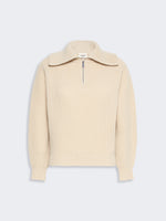 max mara wool zip-up roll-neck jumper for women
