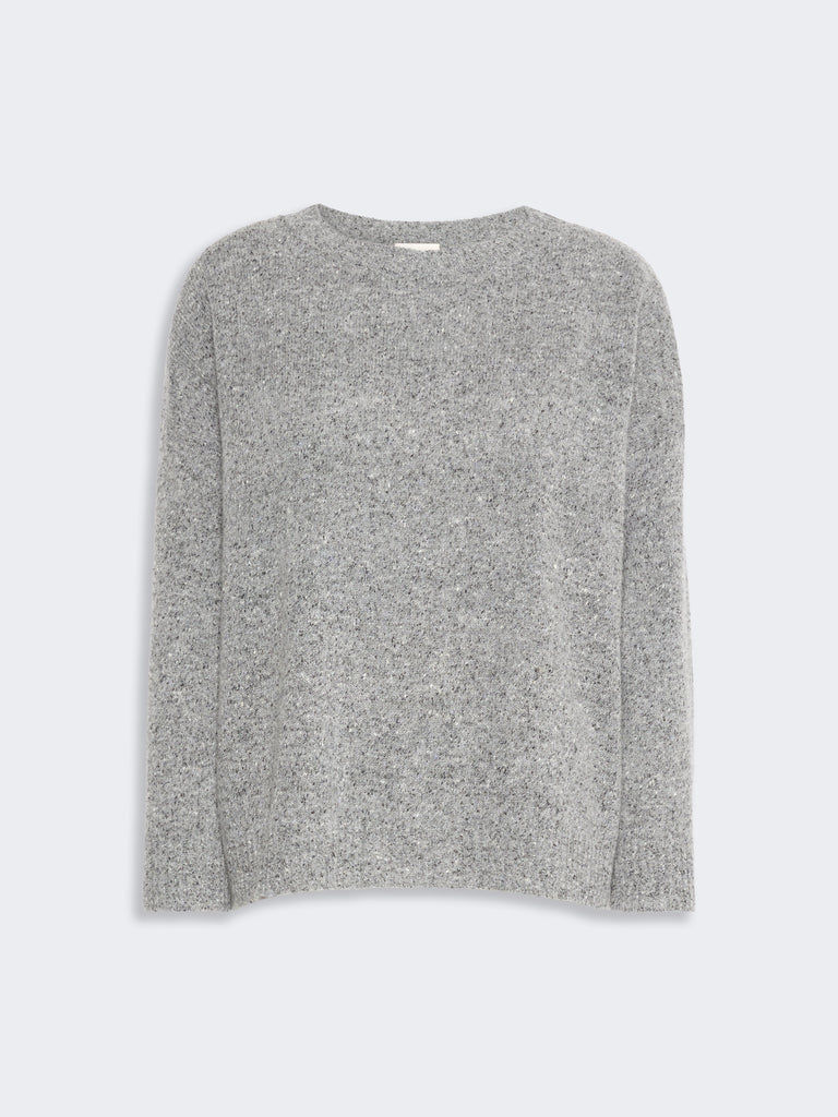 max mara tweed-effect wool and silk blend jumper