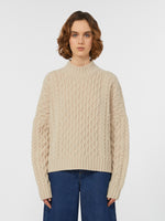 Boxy-fit wool knit jumper