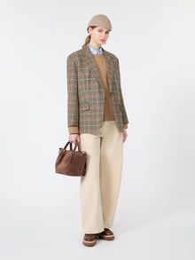 Oversized Wool Jumper for Women - Camel - Max Mara UAE