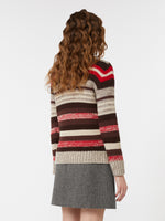 Ribbed wool knit jumper