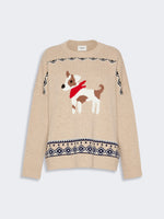 max mara loose jumper in wool jacquard for women