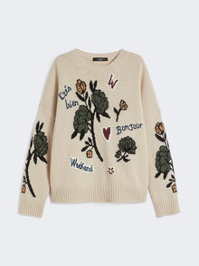 Wool knit oversized jumper
