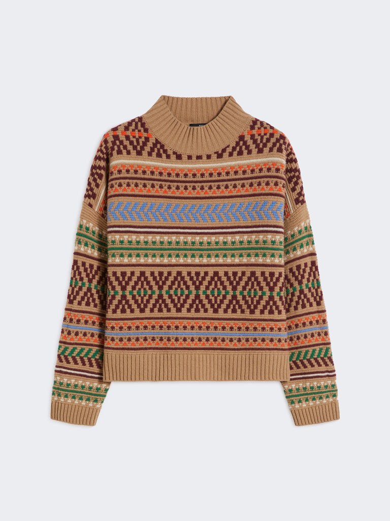 max mara wool jacquard jumper