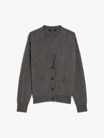 Wool And Cashmere Twin Set for Women - Medium Grey - Max Mara UAE