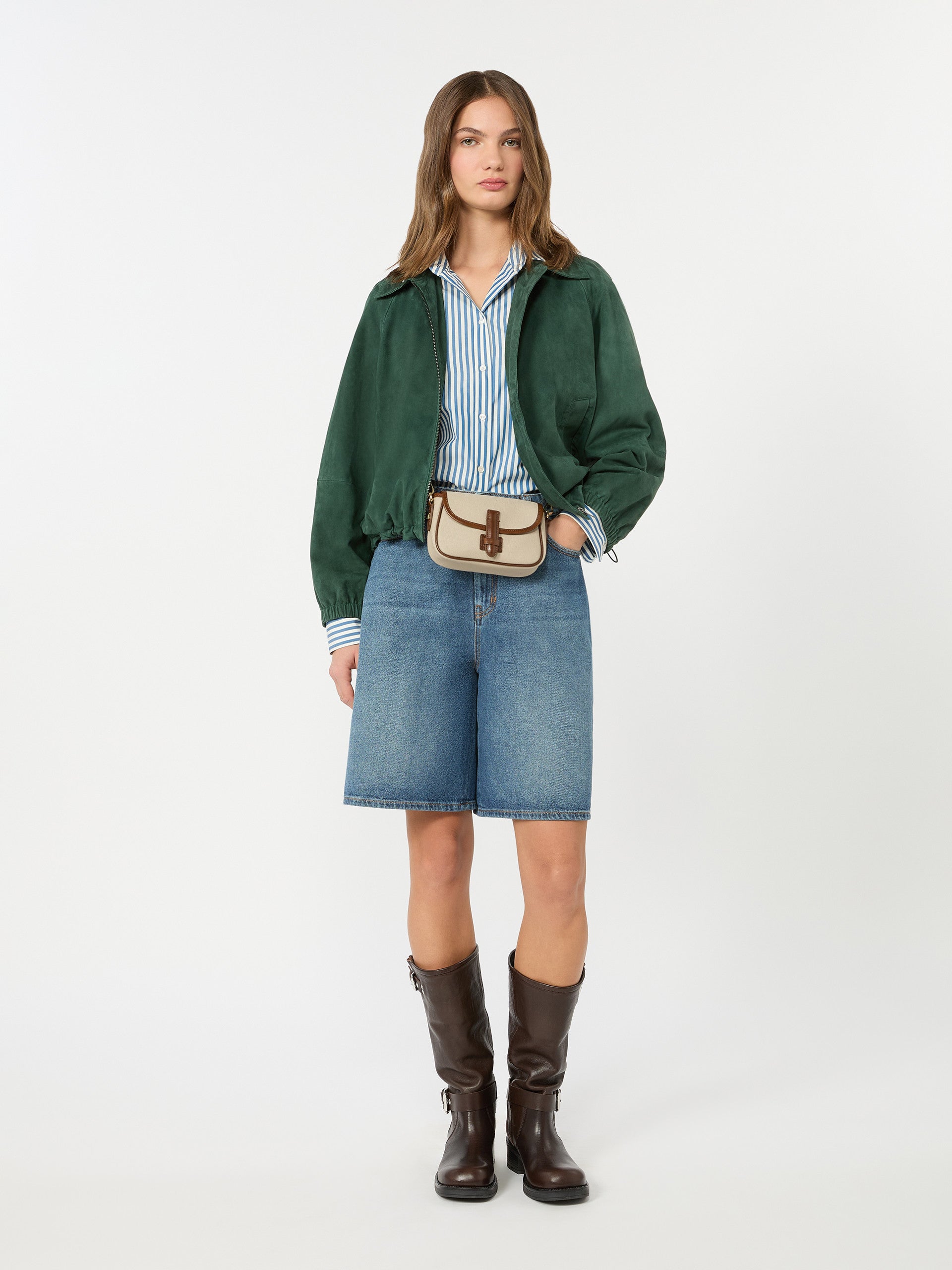 max mara suede jacket for women