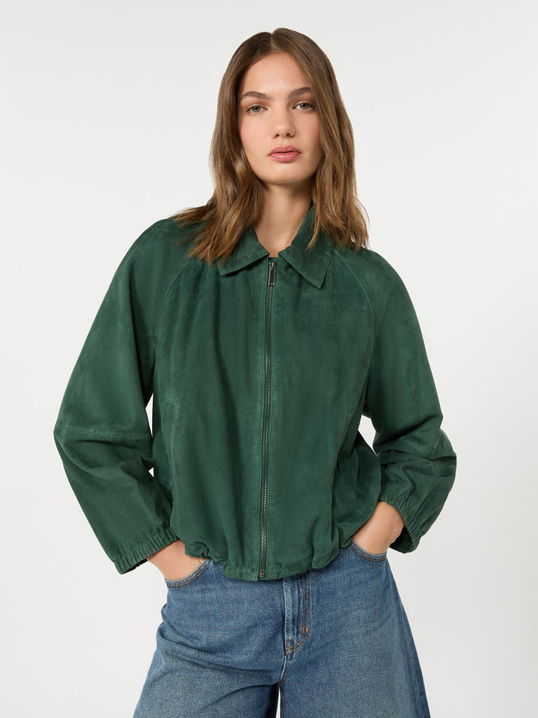 max mara suede jacket