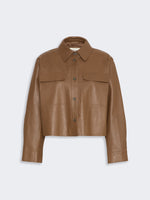 max mara nappa leather jacket for women