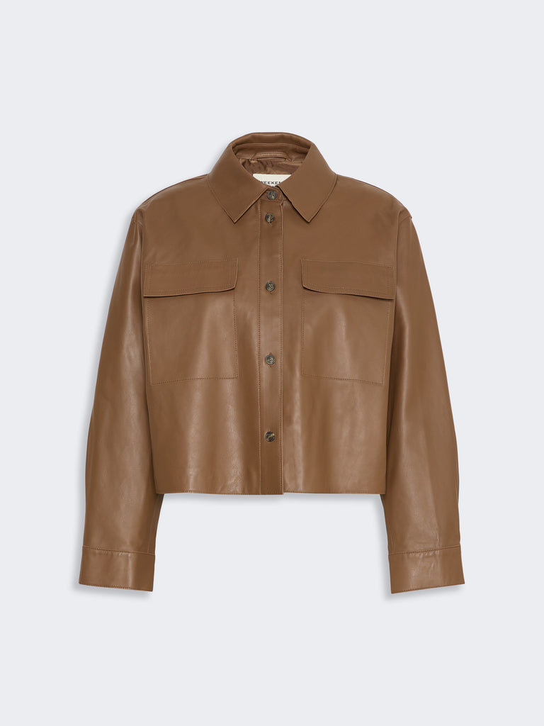 max mara nappa leather jacket
