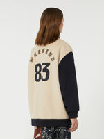 Double-Faced Wool Bomber Jacket for Women - Sand - Max Mara UAE