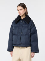 max mara water-repellent technical twill down jacket for women