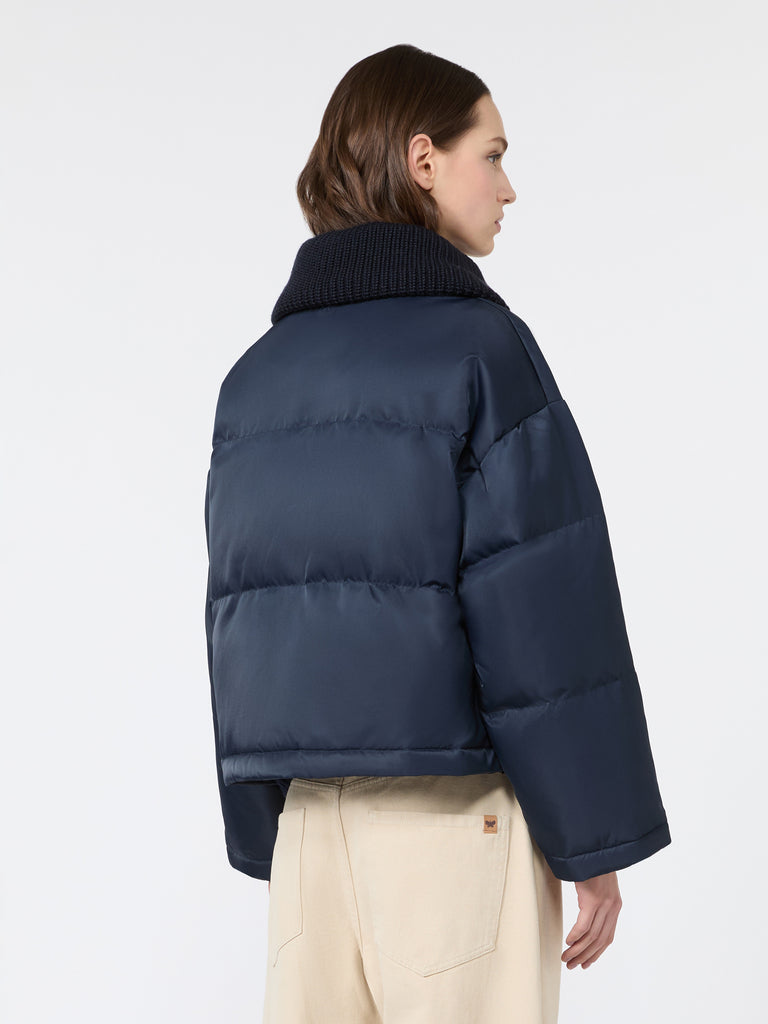 max mara water-repellent technical twill down jacket
