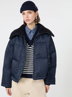 max mara water-repellent technical twill down jacket for women