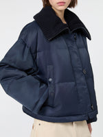 max mara water-repellent technical twill down jacket for women