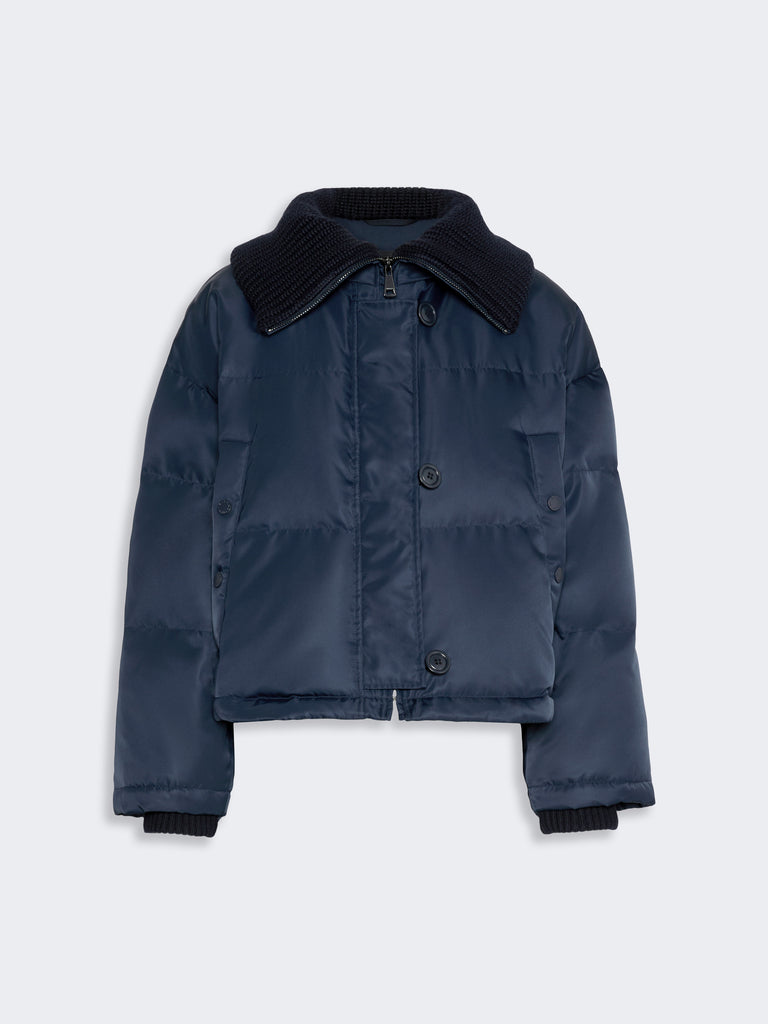 max mara water-repellent technical twill down jacket
