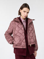 max mara padded jacket in water-repellent plain-weave fabric for women