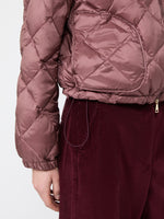 max mara padded jacket in water-repellent plain-weave fabric for women