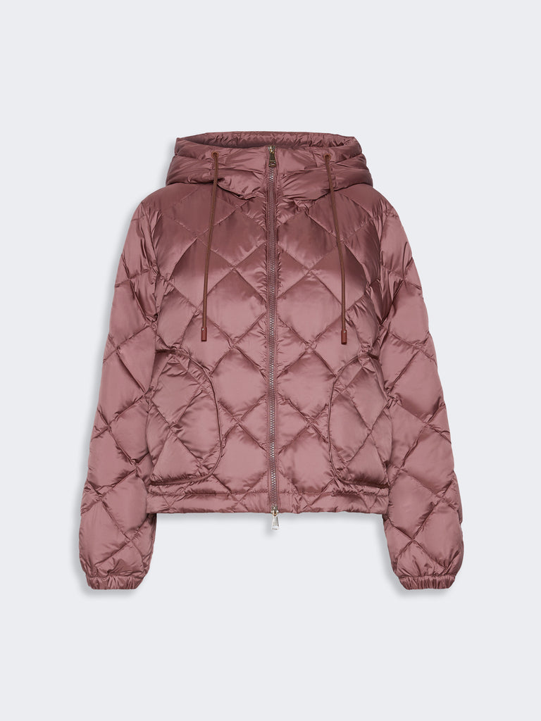 max mara padded jacket in water-repellent plain-weave fabric