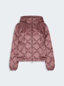Padded Jacket In Water-Repellent Plain-Weave Fabric for Women - Wine-Coloured - Max Mara UAE