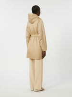max mara reversible padded parka in water-repellent canvas for women