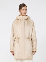 max mara reversible water-repellent canvas padded parka for women
