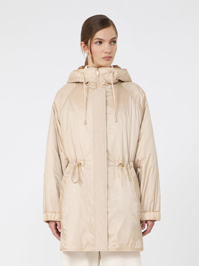 max mara reversible water-repellent canvas padded parka