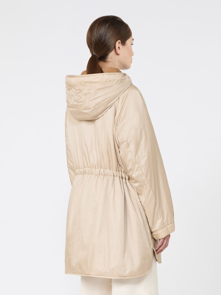max mara reversible water-repellent canvas padded parka