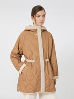 max mara reversible water-repellent canvas padded parka for women