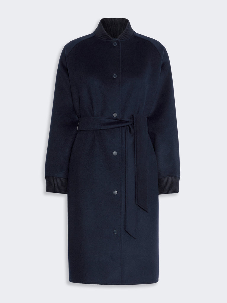 max mara double-sided wool drap coat