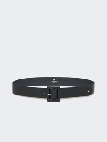 Shiny Nappa Leather Belt for Women - Ultramarine - Max Mara UAE