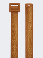 max mara raffia effect belt for women