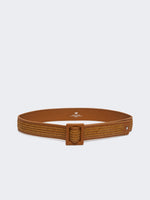 max mara raffia effect belt for women