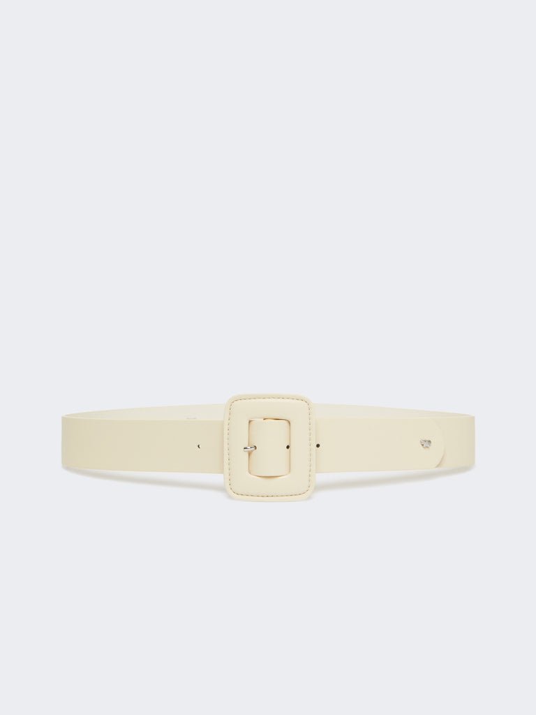 max mara shiny nappa leather belt
