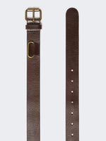 max mara leather belt for women