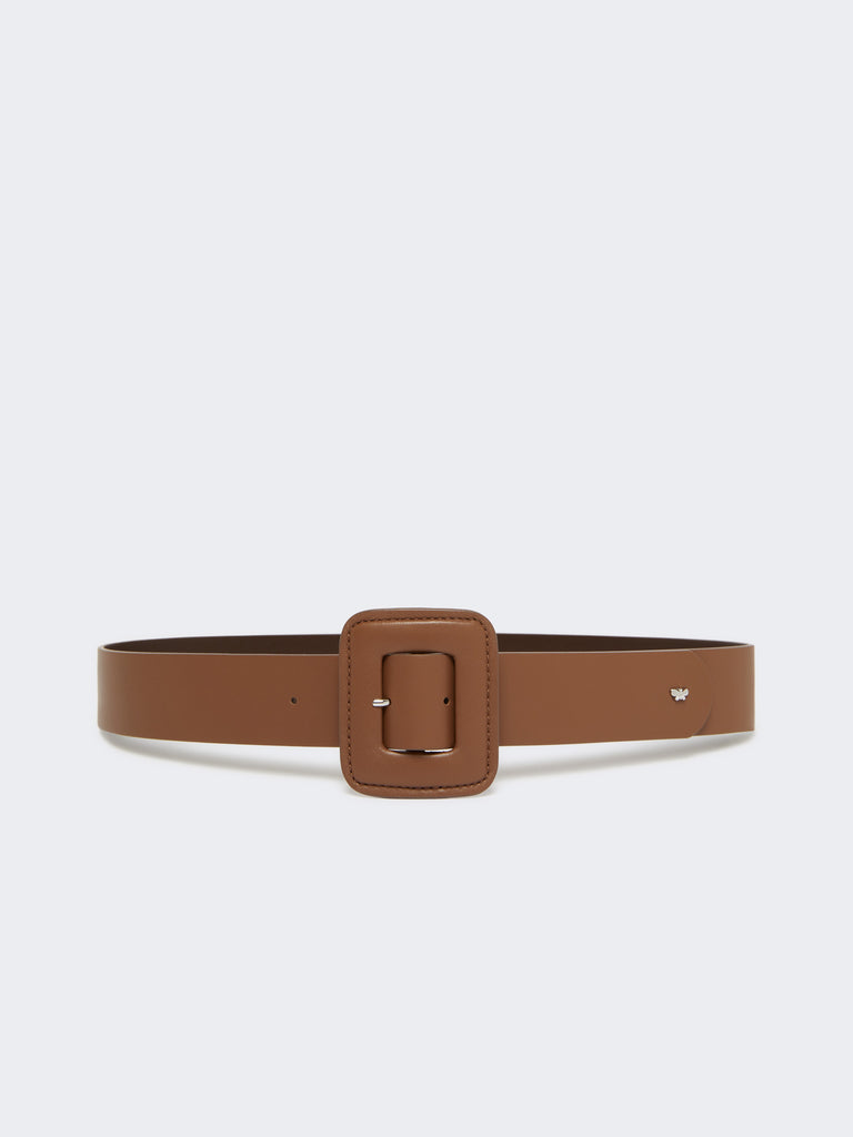 max mara nappa sheepskin belt
